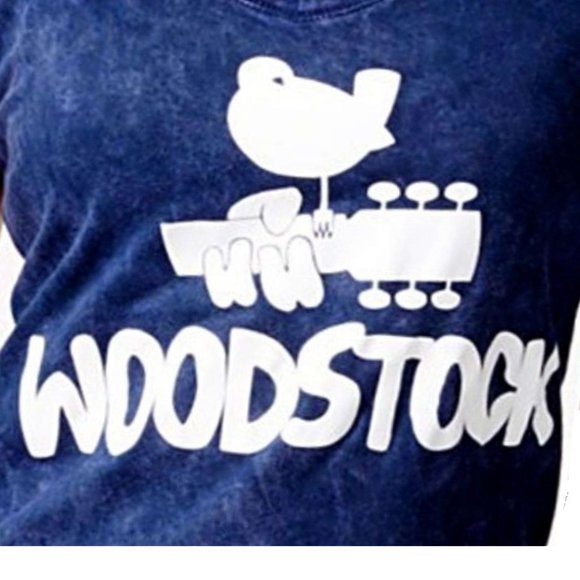 Woodstock music festival Girls Official cotton Tank Top L NWT - Picture 2 of 2